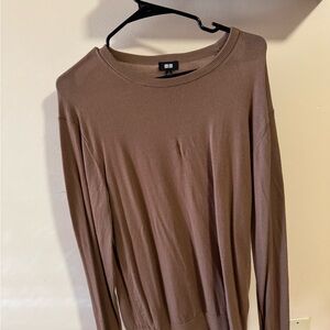Uniqlo Brown Knit Sweater
